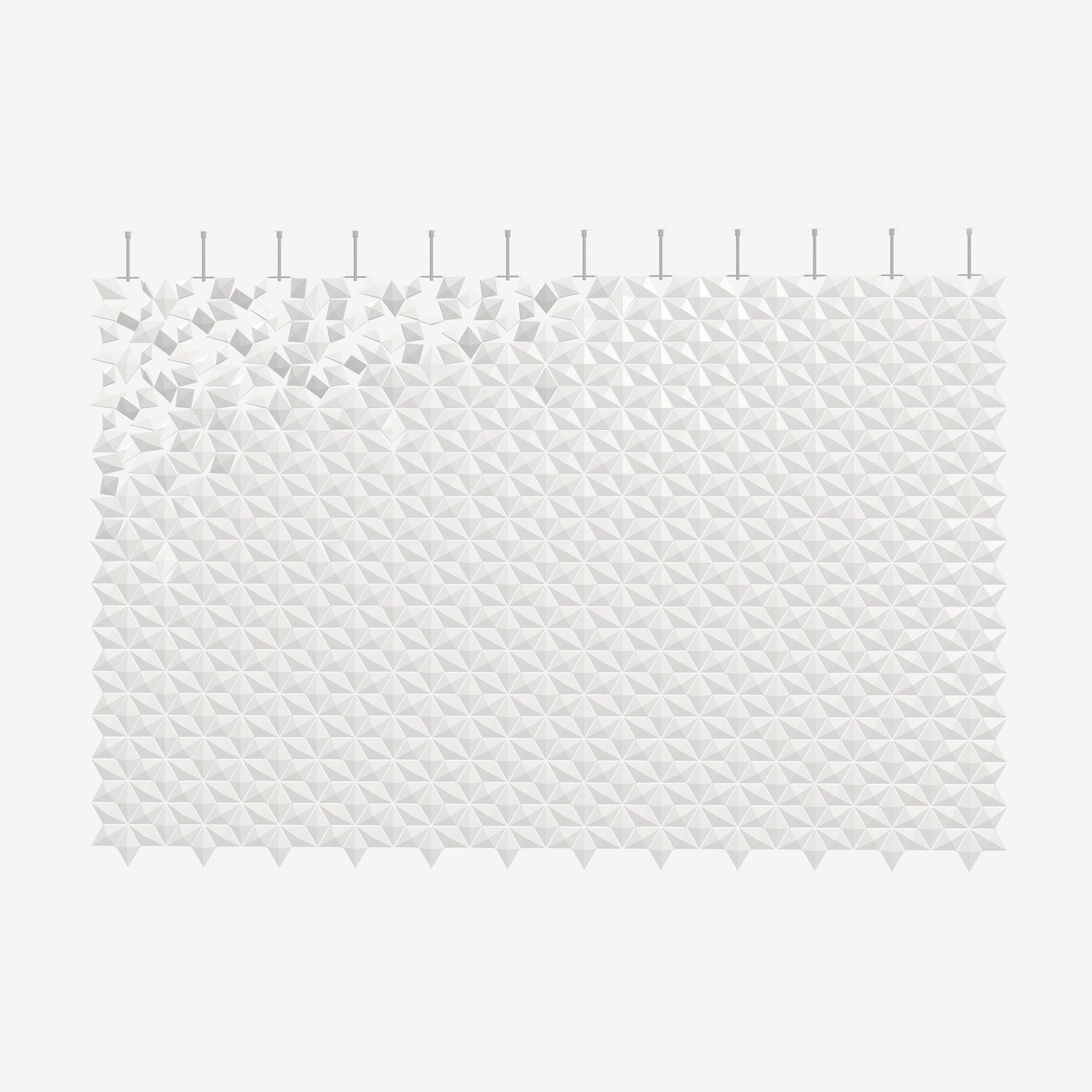 Подвесная перегородка bloomming FACET 408x265cm bianco ARCH-00067829 - Вид №2