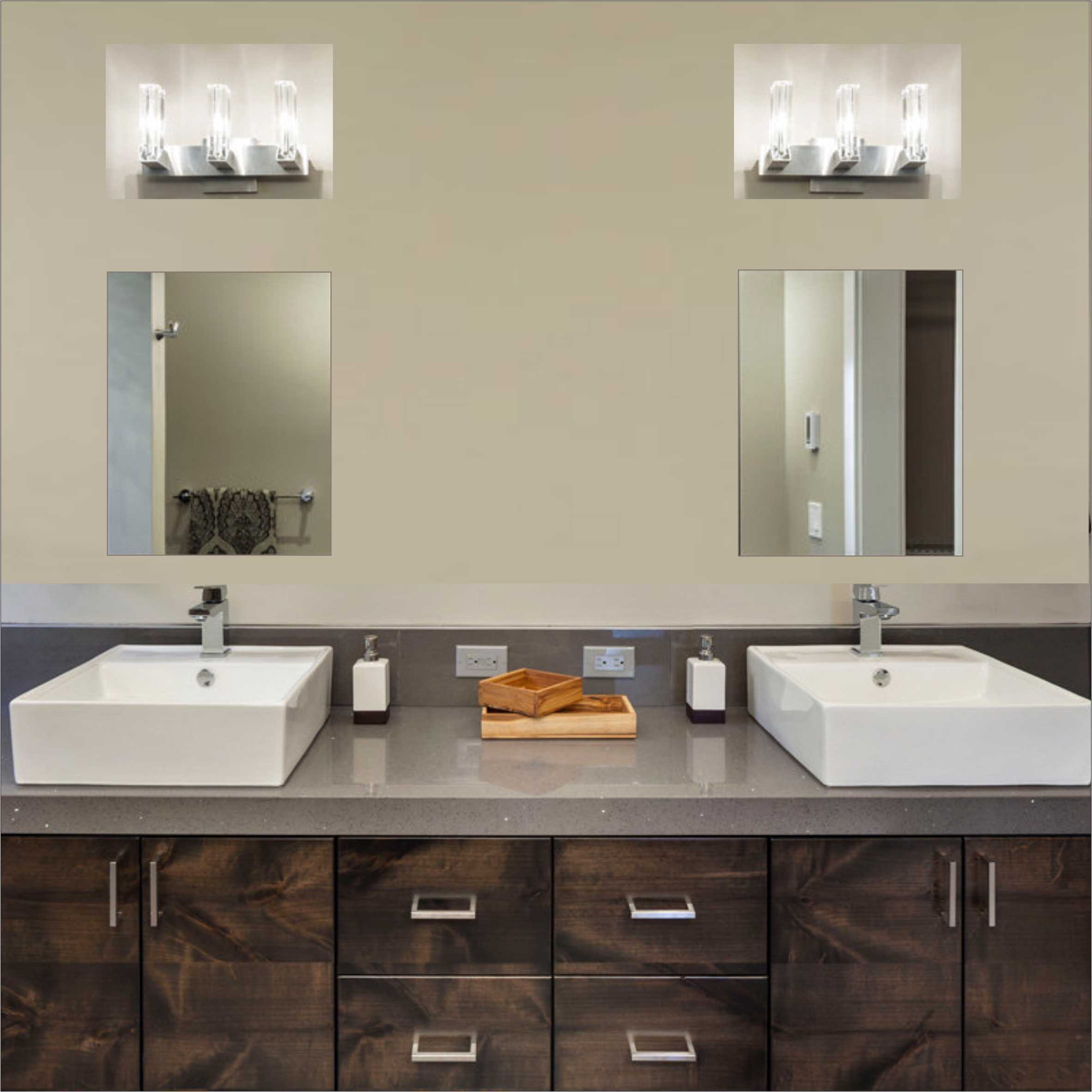 82360918 Полотно зеркальное 35x50 см 1 шт. Зеркальное полотно STLM-0025415 SENSEA  - Вид №4