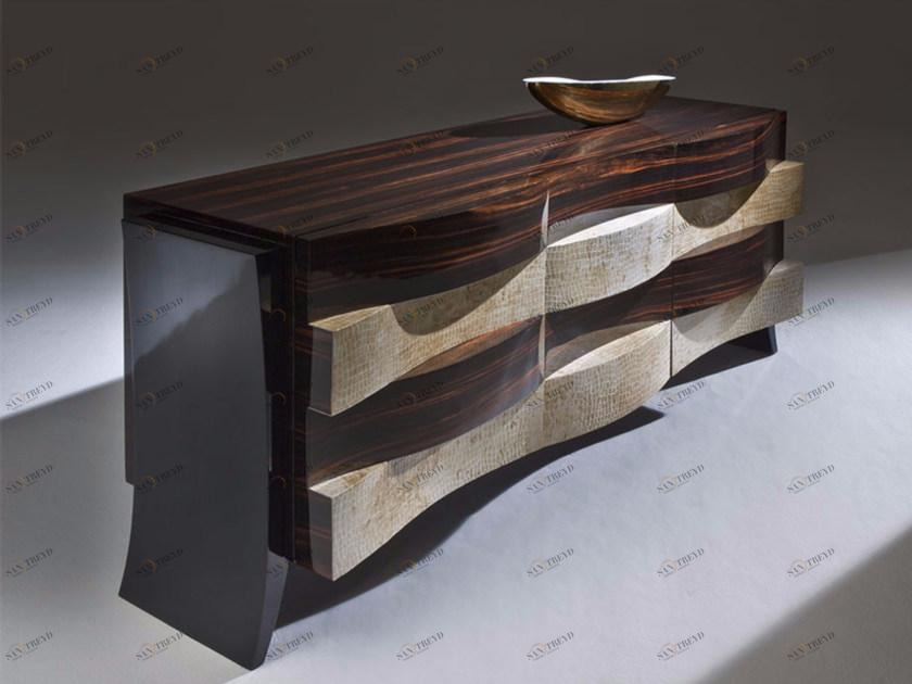 Rozzoni Комод из дерева с ящиками Milano sun-id-1366495