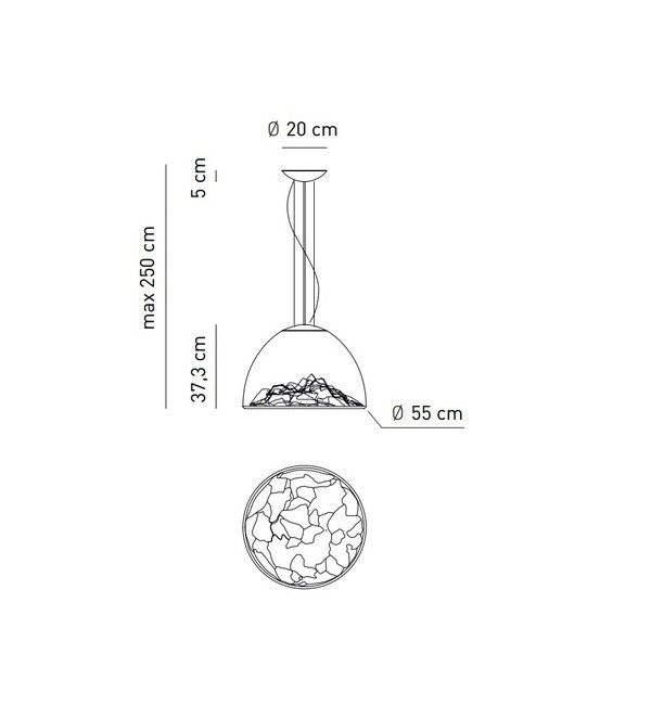 Axo Light MOUNTAIN VIEW SPMOUNTAAMORLED подвес Santreyd 108441 - Вид №4
