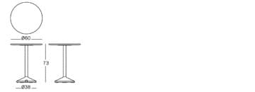 Круглый чугунный стол Magis Brut ARCH-00084256 - Вид №2