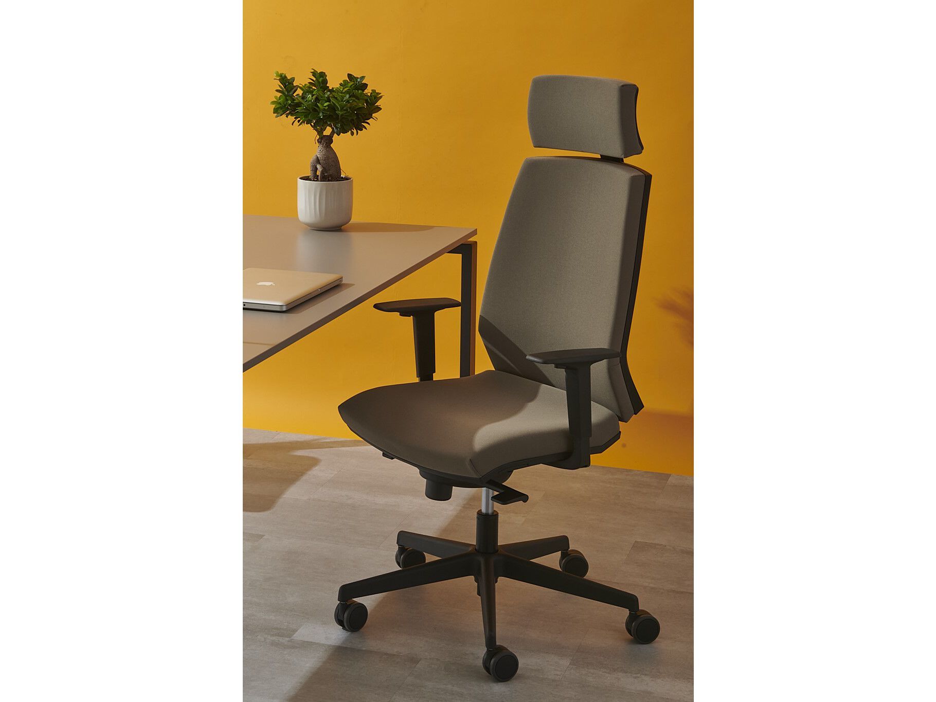 5-спицевое вращающееся офисное кресло с подголовником AP Factor Каролина ARCH-00143103 - Вид №3