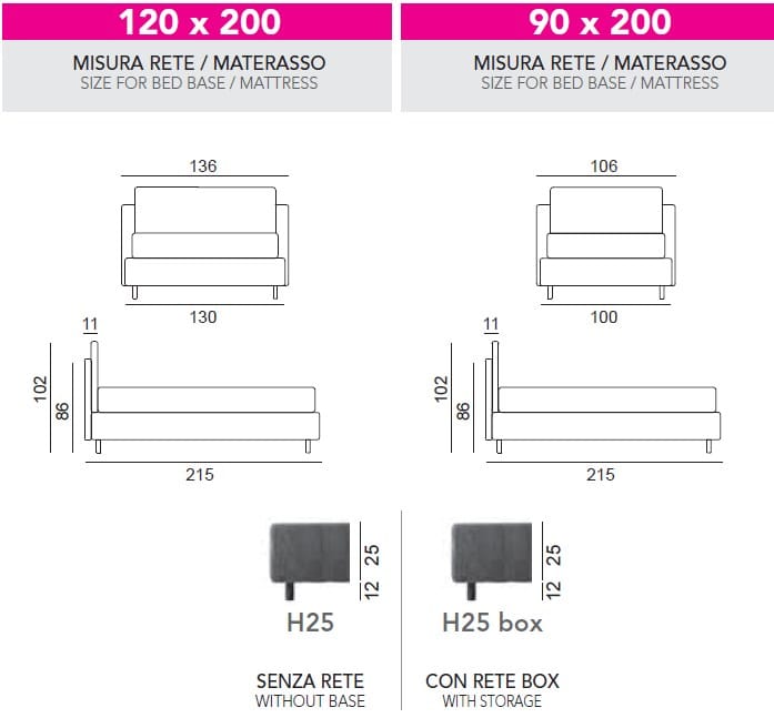 Односпальная кровать с мягким изголовьем Twils Frick ARCH-00102349 - Вид №9