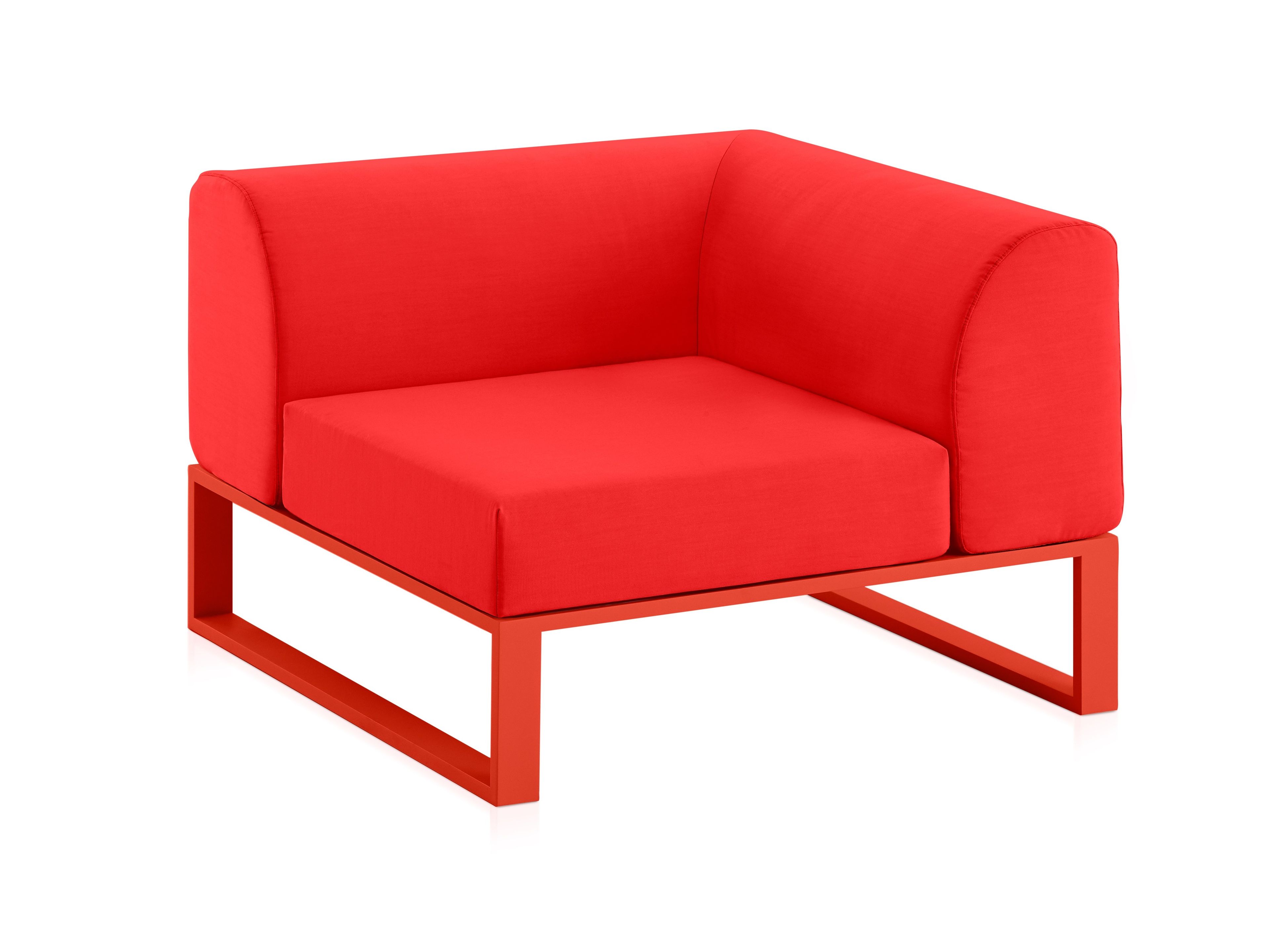 Съемное угловое садовое кресло из ткани Diabla Ploid ARCH-00078738