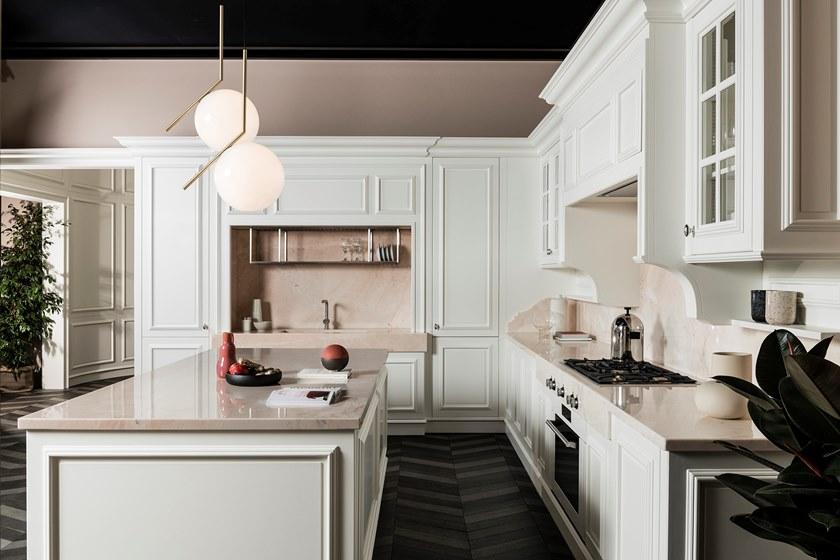 L'Ottocento Линейная деревянная кухня с ручками Floral sun-id-1391869 - Вид №2