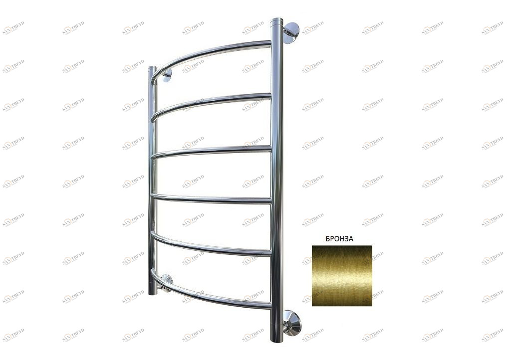 Полотенцесушитель водяной Aquanet Romeo ПП 800x500 бронза 00234444