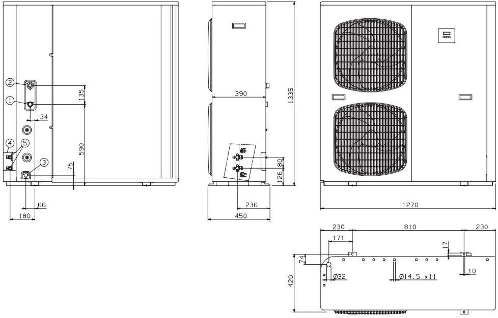 Argo Компактный тепловой насос воздух / вода, инвертор постоянного тока Im 387032084  - Вид №1