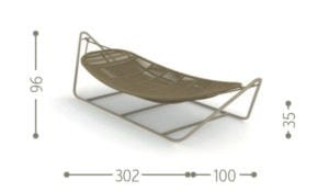 1-местный веревочный гамак Talenti Панама ARCH-00041737 - Вид №2