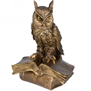 22139 Статуэтка Ученый Филин Бронза BOGACHO