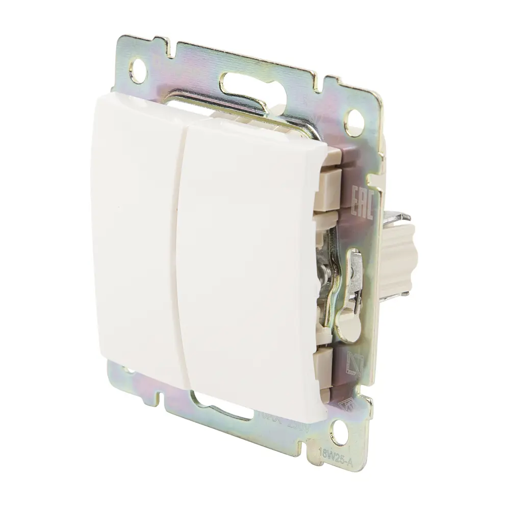 Двухклавишный переключатель Legrand Valena Classic белый для скрытого монтажа 10320518 STLM-0000426 - Вид №2