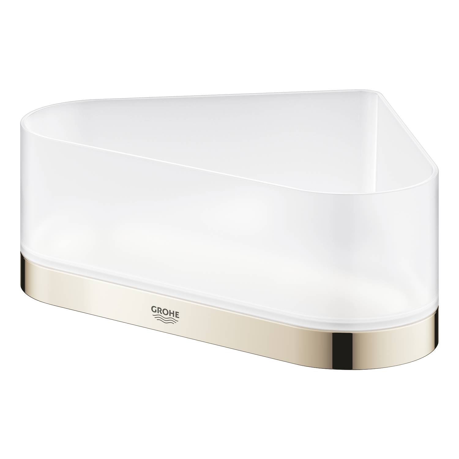 Полочка для душа GROHE Selection, угловая с держателем, никель глянец (41038BE0)