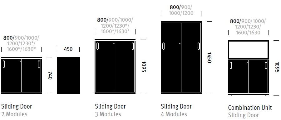 Herman Miller Модульная офисная мебель с раздвижными дверьми Paragraph sun-id-1403173 - Вид №7