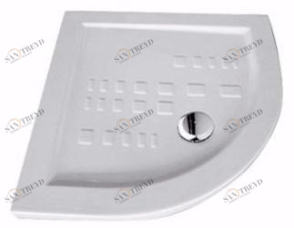 Olympia Ceramica Противоскользящий угловой керамический душевой поддон Ibis sun-id-1464030
