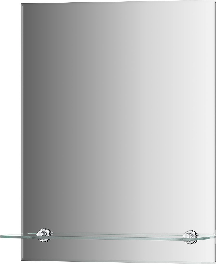 BY 0501 Зеркало с фацетом 5 mm и полочкой 40 cm EVOFORM Attractive