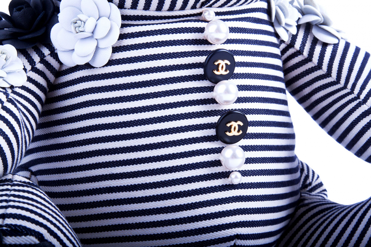 Мягкая игрушка от Шанель GOLDY BEARS МЕДВЕДИ 010970 Черный;белый  - Вид №1