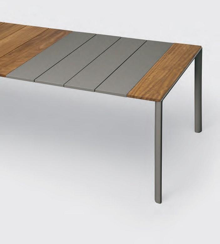 Kristalia Прямоугольный садовый стол из тикового дерева раздвижной sun-id-1422458 - Вид №6