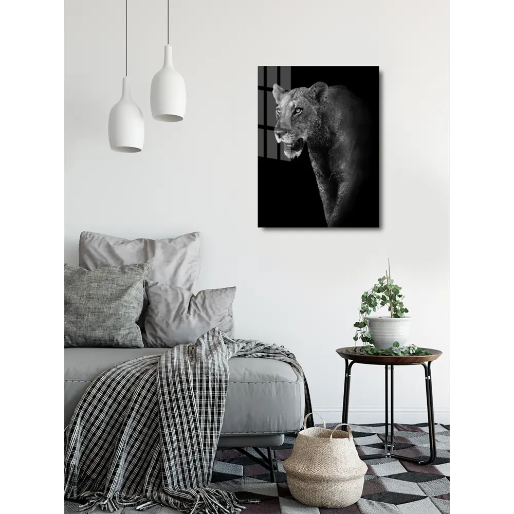 Картина на стекле "Львица" 60x80 см 82924199 STLM-2107157 ARTABOSKO  - Вид №4