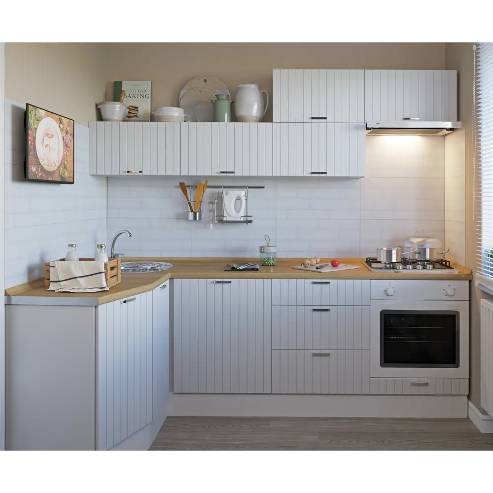 Плитка настенная Belani Брик 30х60 см 1.62 м² матовая цвет белый STLM-2014096 - Вид №4