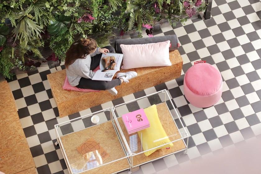 Fatboy Однотонная прямоугольная подушка из ткани sun-id-1401713 - Вид №6