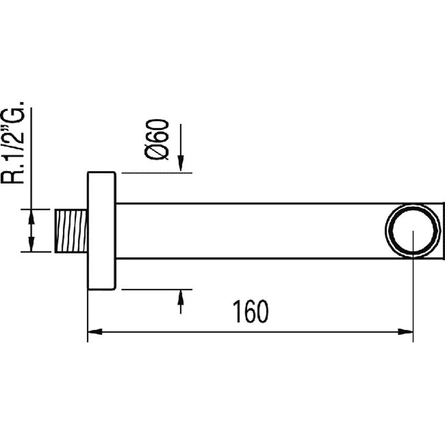 Настенный носик-161170021 TRES RICAMBI - Вид №1