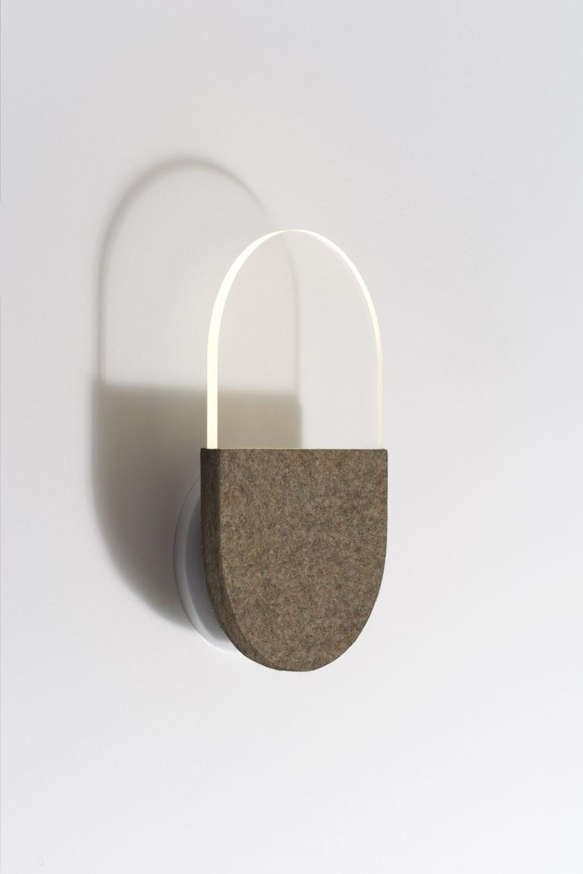 ANDlight Настенный светильник из фетра Slab sun-id-1418254 - Вид №4