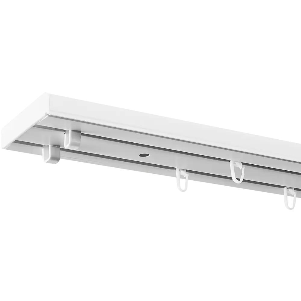 Двухрядный потолочный карниз Inspire для гардин и тюля 160 см 87768915 STLM-1469870