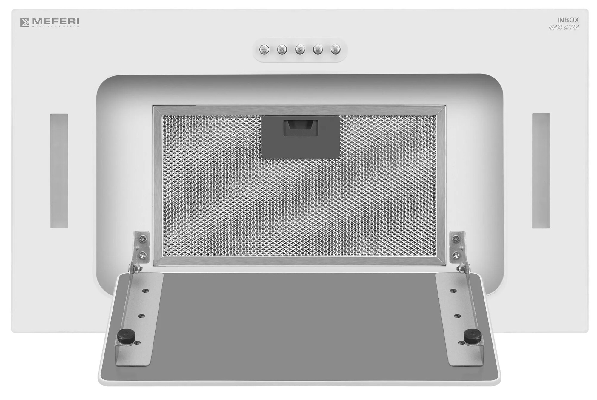 9168693 Вытяжка полновстраиваемая Meferi INBOX52WH GLASS ULTRA белый/белый STDN-0080699 - Вид №8