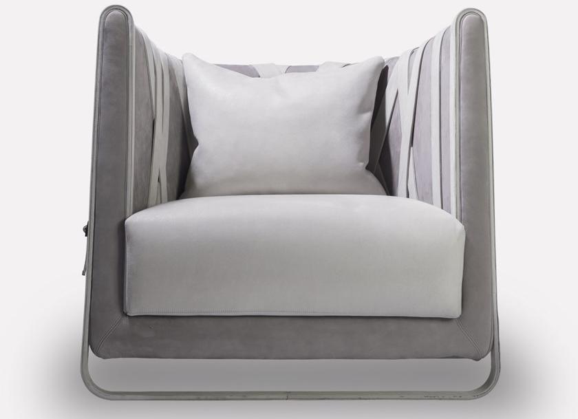 MORADA Мягкое кожаное кресло с подлокотниками Bond Bond ac - Вид №3