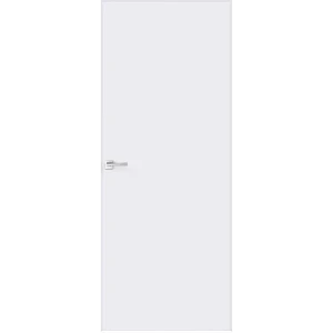 Дверь межкомнатная глухая Invisible 60x200 см левая обратного открывания под покраску (с замком) 85599869 STLM-2008982