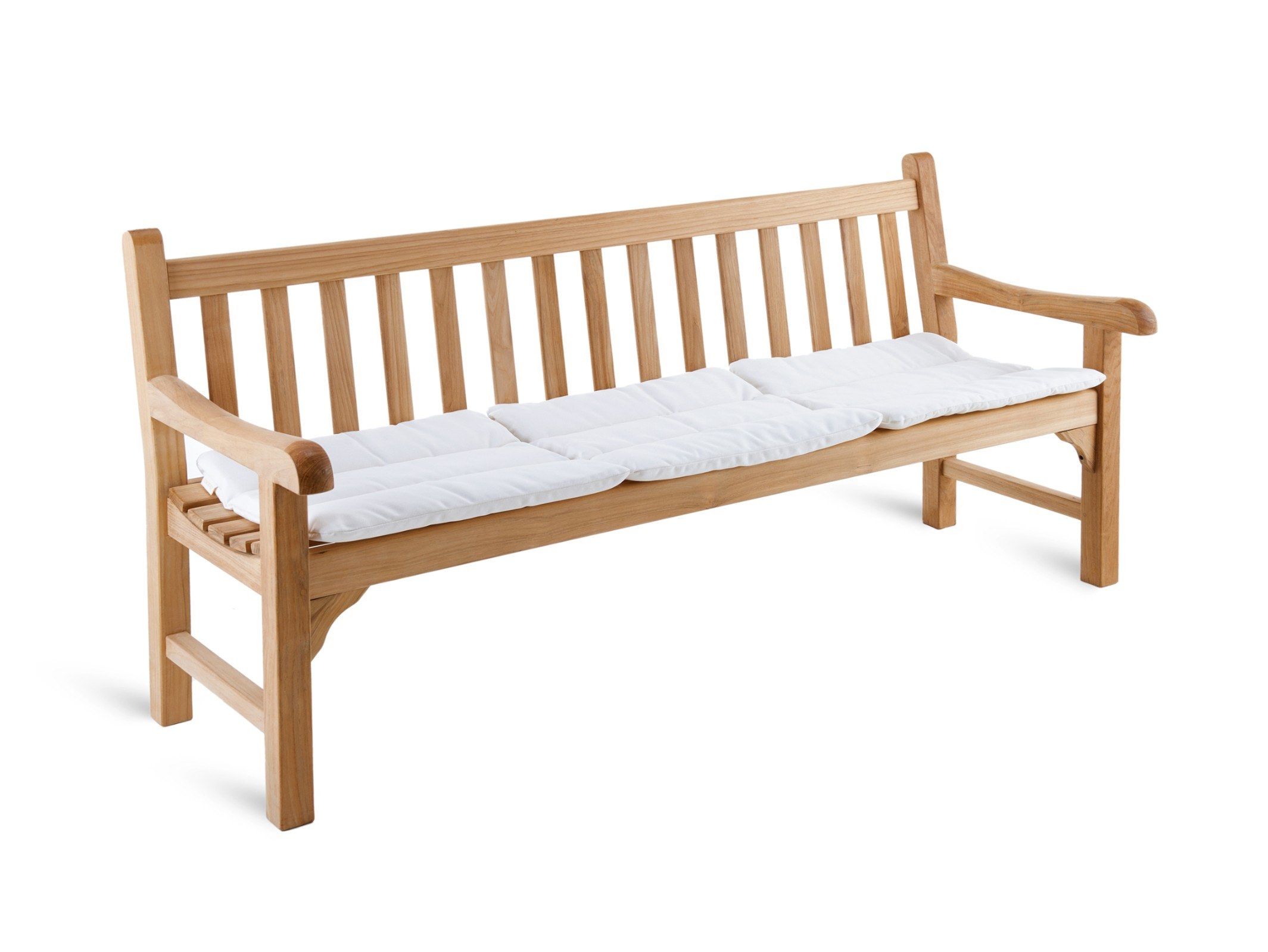 Садовая скамейка из тикового дерева с подлокотниками Unopiù Chelsea ARCH-00071320 - Вид №3