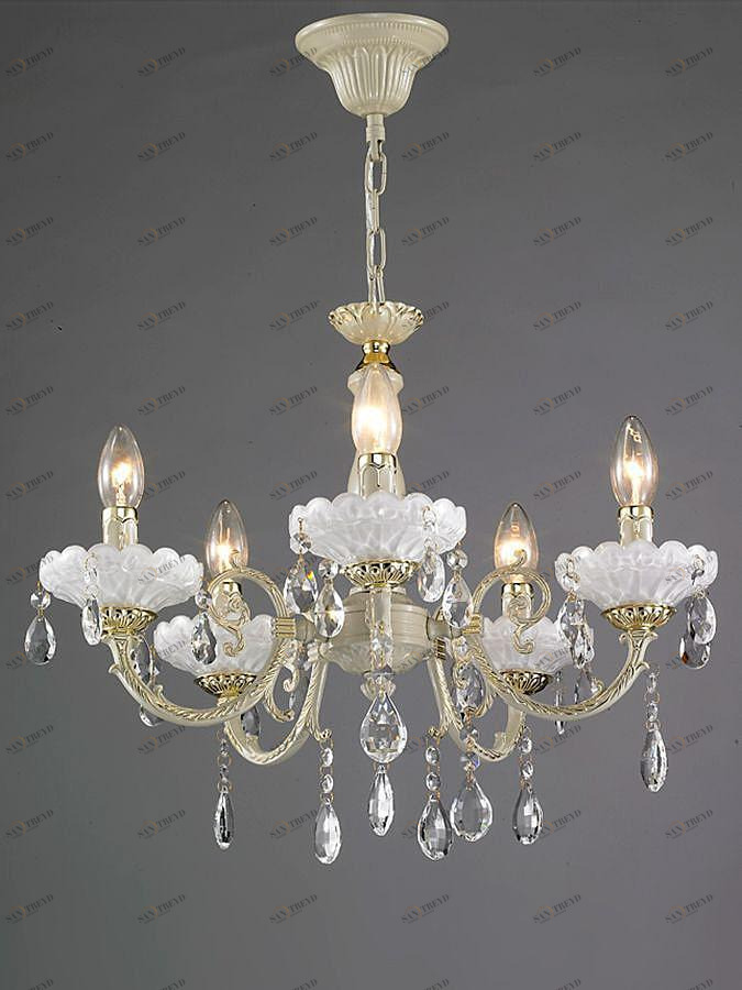 Подвесная люстра Vitaluce V2033/5 VITALUCE ДИЗАЙНЕРСКИЕ 220353 Бежевый 