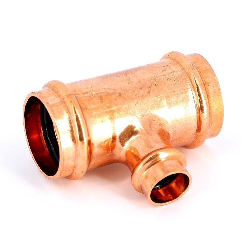 Тройник пресс 35x18x35 медный IBP P513003518035 - Вид №1