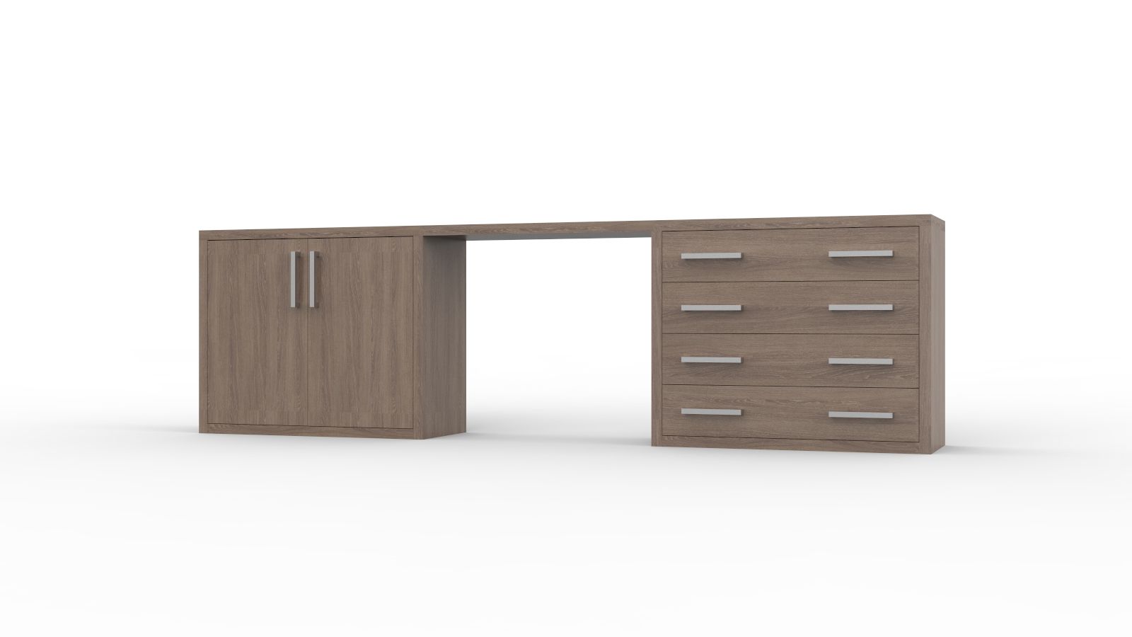 Прямоугольный стол с ящиками для контракта Mobilspazio Zeus ARCH-00077647 - Вид №5