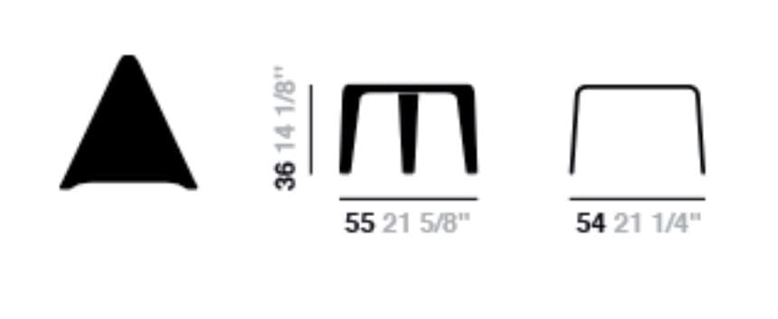 Журнальный столик из дуба Arper ARCH-00063052 - Вид №5