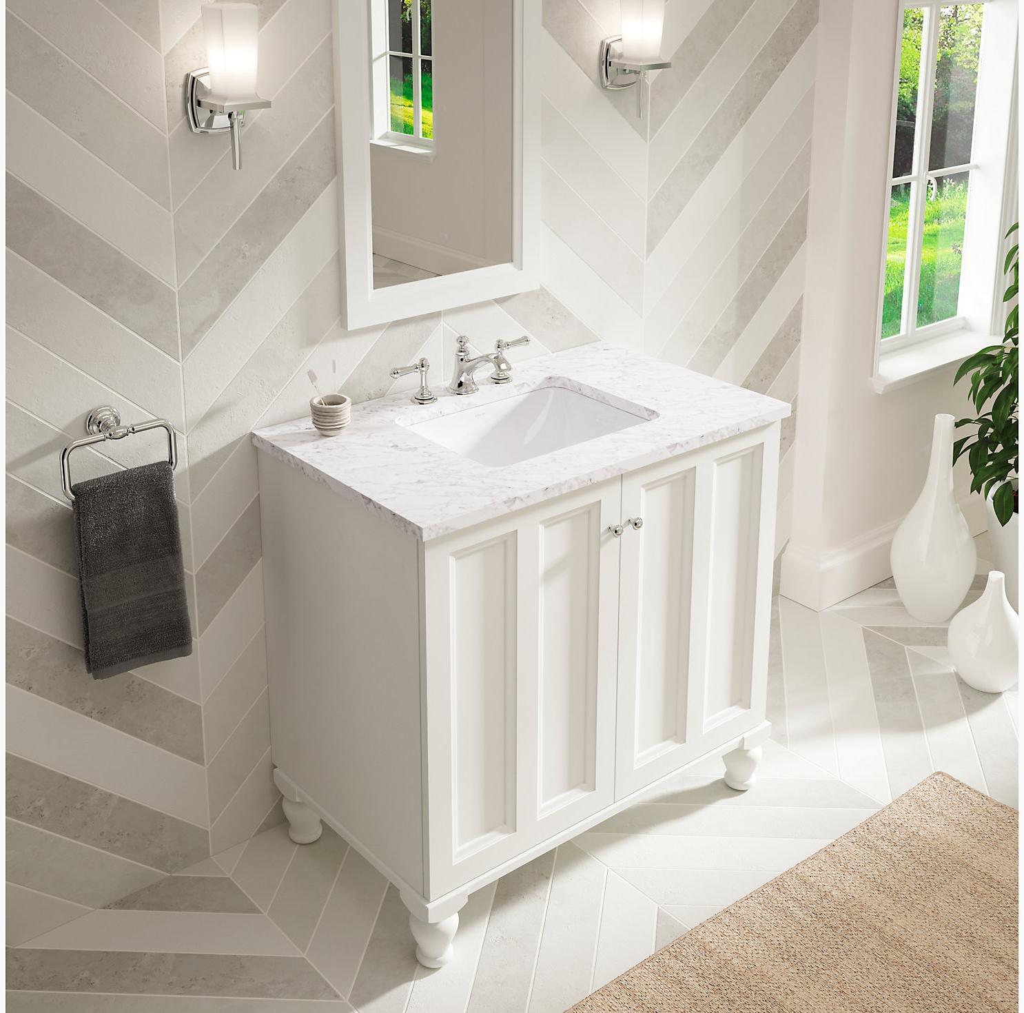 K-20000-0 Накладная раковина под столешницу  прямоугольная Kohler  - Вид №3