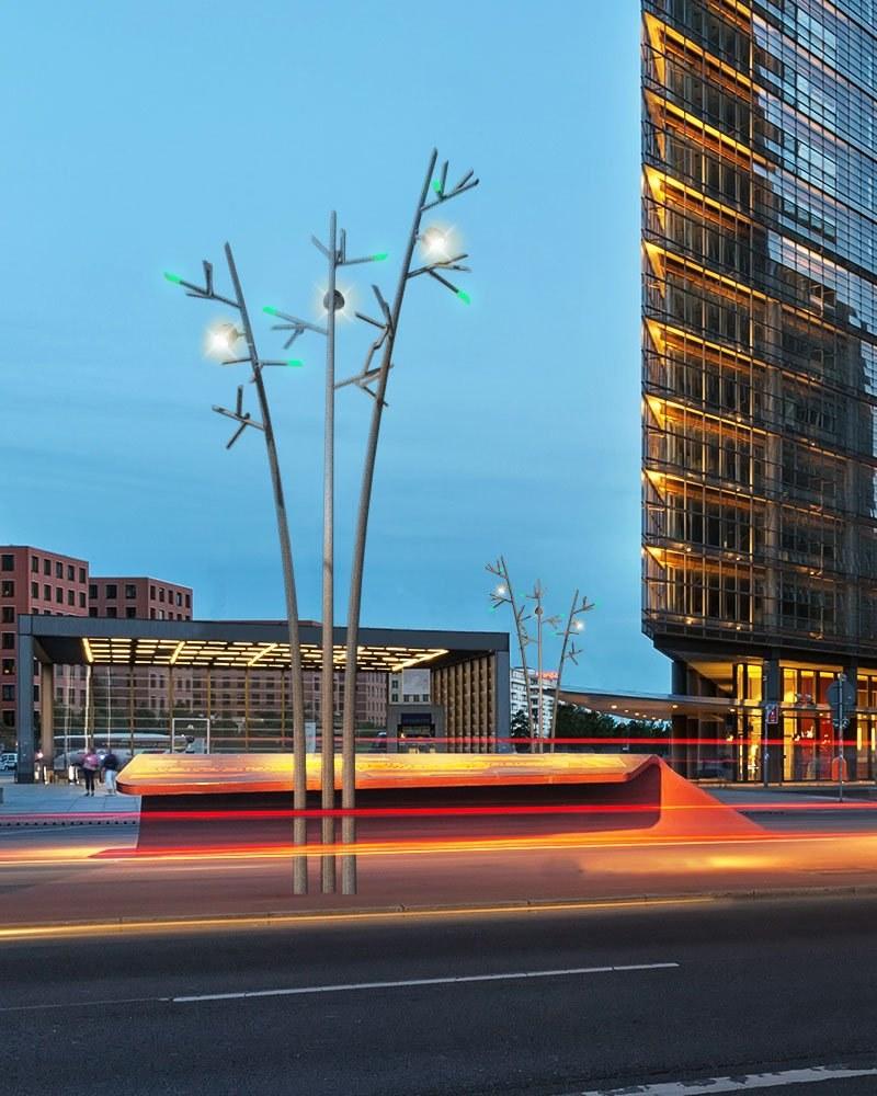 GHM-ECLATEC Металлический уличный фонарь sun-id-1393004 - Вид №1