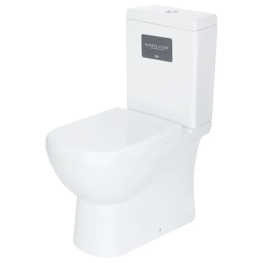 Унитаз напольный L.Quadro горизонтальный выпуск, поворотный слив SANITA LUXE STLM-2045591