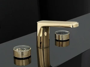 FIMA Carlo Frattini Смеситель для мойки с 3 отверстиями с глянцевой отделкой Texture