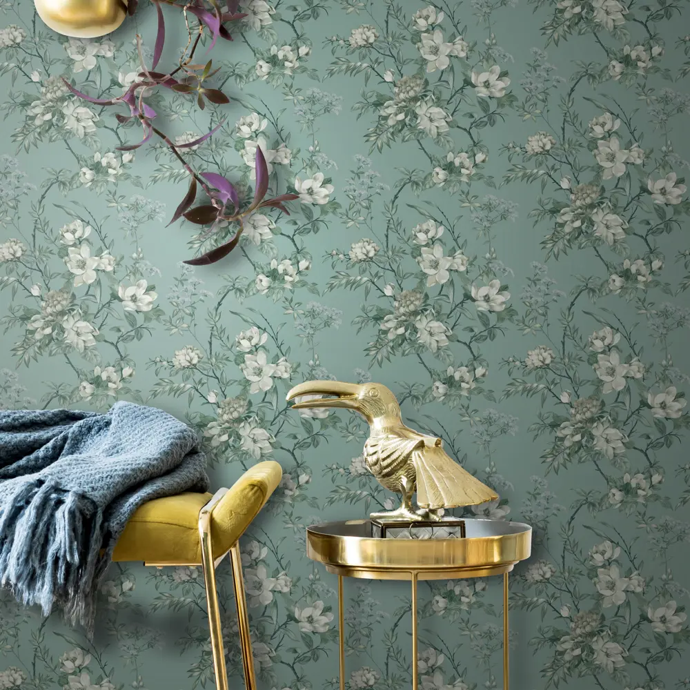 Обои Erismann Tessa зеленые 1.06 м ЭР60191-07 STLM-2151166 - Вид №2