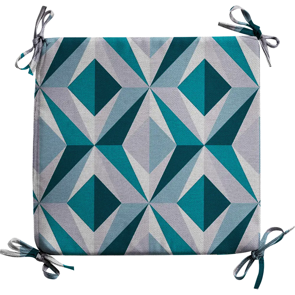 Галета на табурет «Ромбы» 35x35 см цвет мультиколор LINEN WAY STLM-2070496