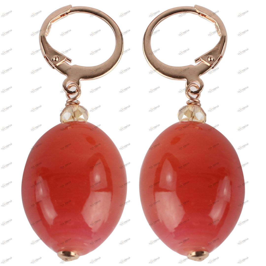 4462 ORIGINALMURANOGLASS Серьги Вишенки - Коллекция Antica Murrina - муранское стекло OMG 3 см 