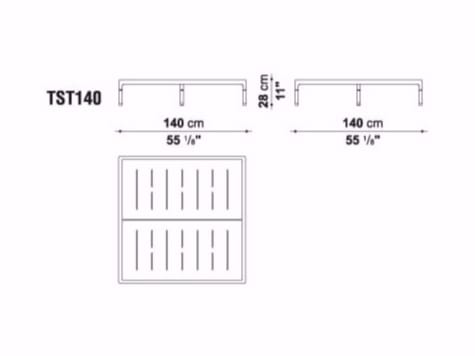 Журнальный столик из красного дерева B&B Italia Outdoor весна ARCH-00073488 - Вид №4