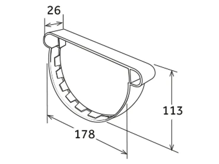 Головка желоба 133 First Corporation First Plast ARCH-00004314 - Вид №1