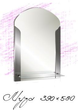 Зеркало Муза 390х580 (046) Муза МИР ЗЕРКАЛ 2322425 - Вид №1