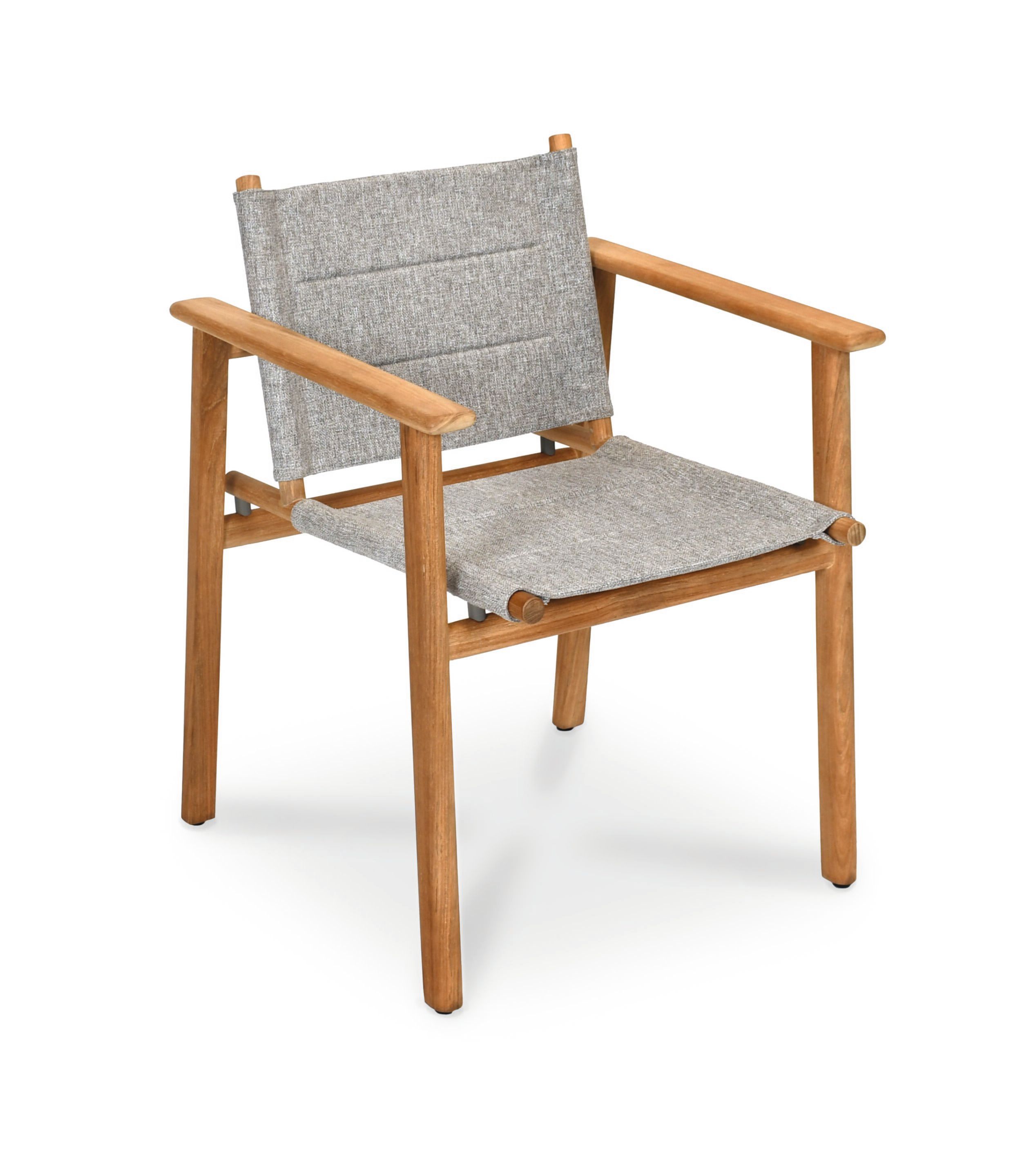Стул из тикового дерева с подлокотниками FISCHER MÖBEL теннис ARCH-00012962 - Вид №2