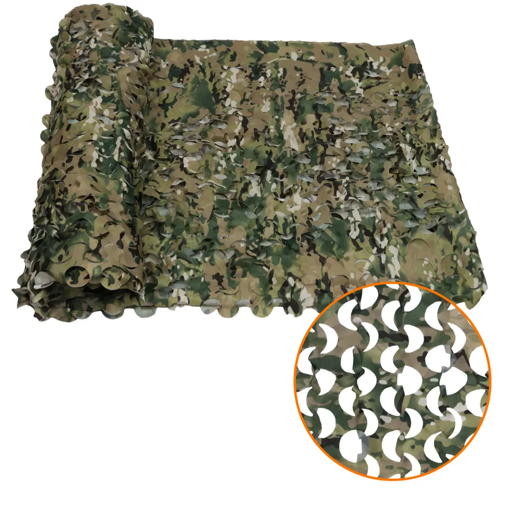 Сетка маскировочная Камуфляж мультикам 2x6 м зеленый/коричневый/черный НИТЕКС STLM-2167917 - Вид №2