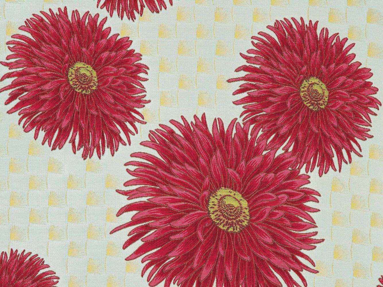 Жаккардовая ткань с цветочным рисунком K-3 Maiko ARCH-00070514