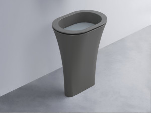 AMLA65-CM+AMPILO-BR+AMCOLO-CM Раковина Amedeo Ovale отдельностоящая cielo Enjoy + Amedeo