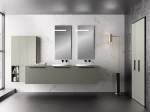 Mobiltesino Двойная тумба под умывальник с ящиками Urban