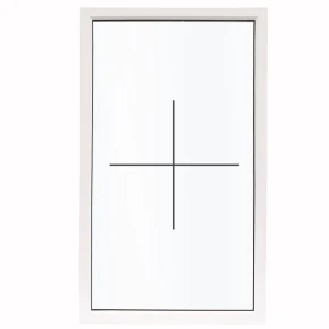 Окно пластиковое ПВХ Deceuninck одностворчатое 1200x800 мм (ВхШ) стекло 4 мм глухое белый/белый